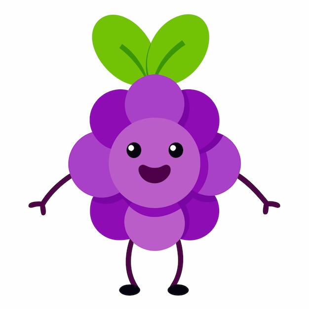 un giocattolo viola e viola con una foglia verde su di esso