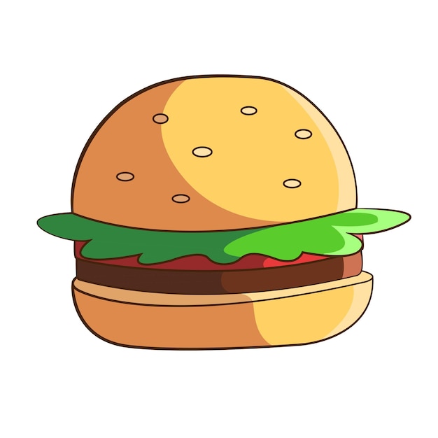 Un hamburger gustoso.