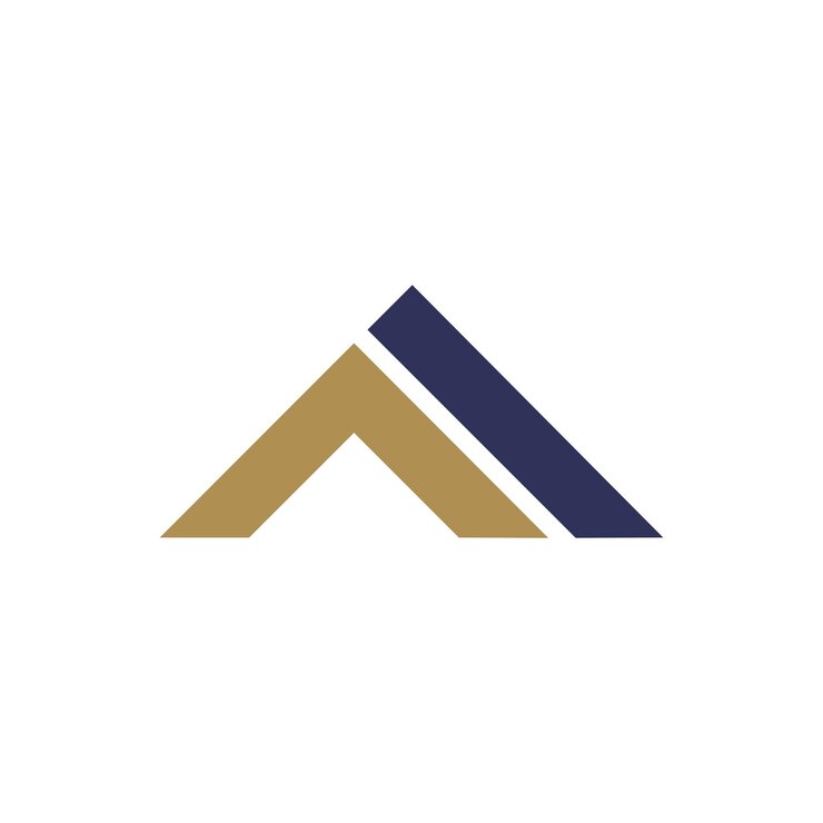 Un'icona vettoriale del logo delle lettere