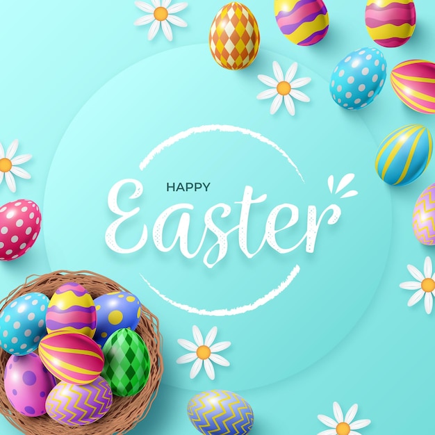 Un'illustrazione realistica della Pasqua
