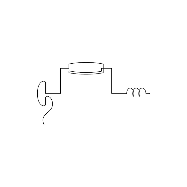 un'illustrazione vettoriale di un trapano a corda un'illustrazione a corda una linea continua semplice disegnata a mano