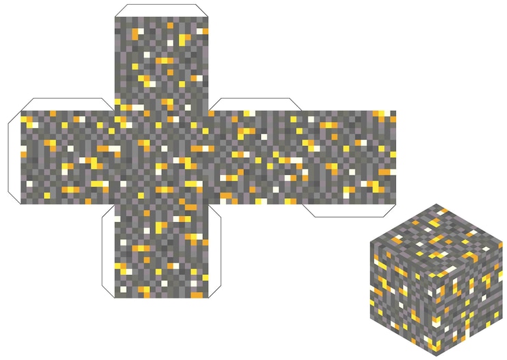 Vettore un'illustrazione vettoriale isometrica colorata di cubi e blocchi pixelati disposti