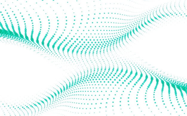 un'immagine generata dal computer di un modello frattale astratto verde e bianco