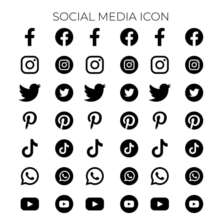 un'immagine in bianco e nero di una pagina web con il logo di Facebook