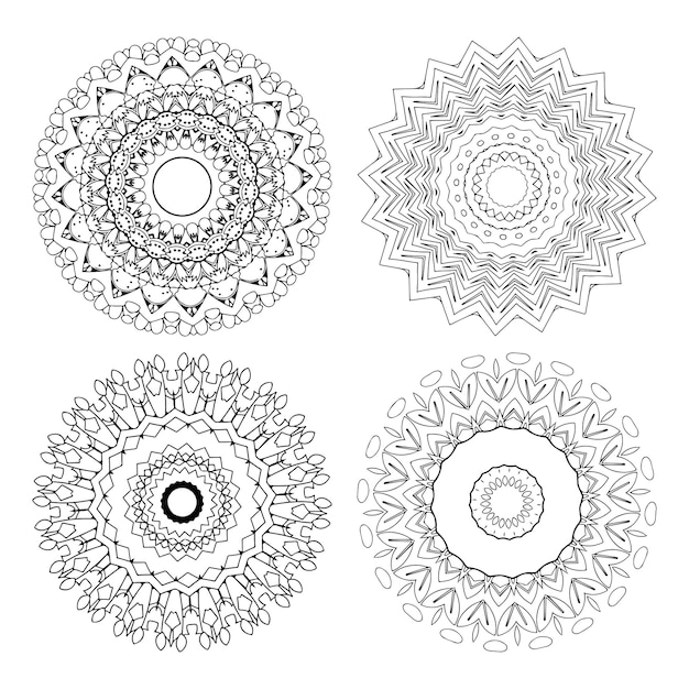 Un insieme di mandala