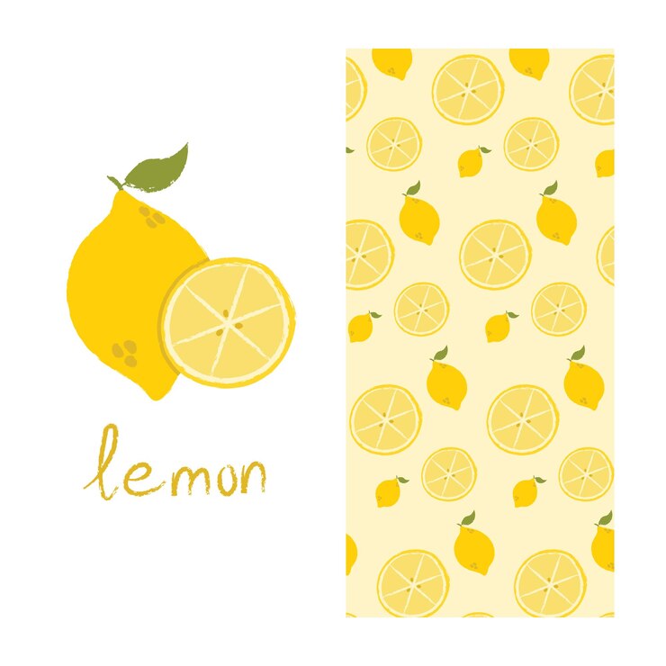 Un limone giallo e un limone giallo