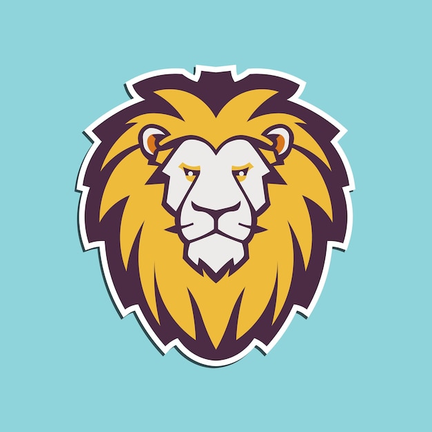 Un logo di leone con il titolo'lion '