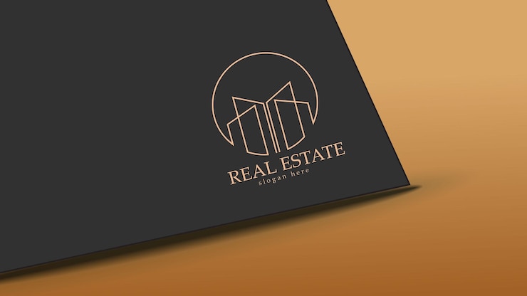 Vettore un logo immobiliare accattivante