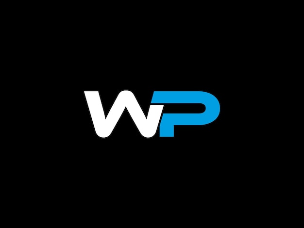 Un logo in bianco e nero per wp