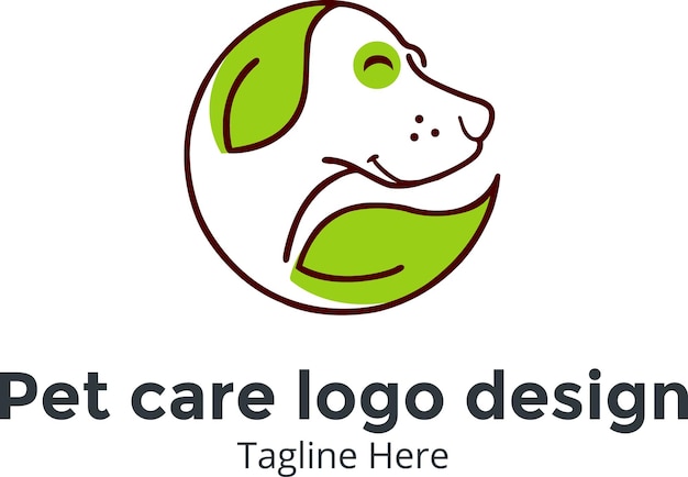 un logo per il logo di cura del cane
