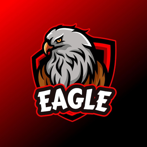 Un logo per un'aquila che dice aquila su di esso