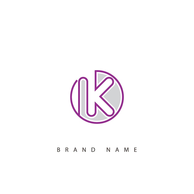 Un logo per un'azienda chiamata k