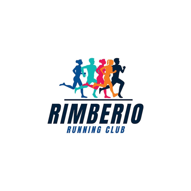 Vettore un logo per un club di jogger che dice jodhead club