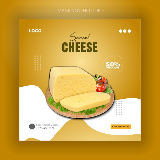 un menu che dice che il formaggio è visualizzato in basso