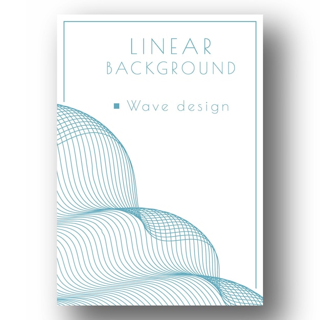 Un modello di linee ondulate sfondo astratto lussuoso carta da parati di interior design tessuti opzione di packaging banner e idee di design creativo