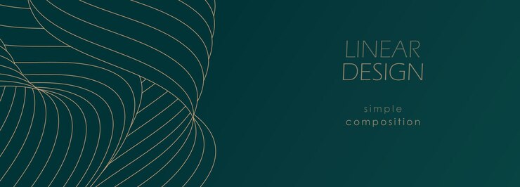 Vettore un modello di linee ondulate sfondo astratto lussuoso carta da parati di interior design tessuti opzione di packaging banner e idee di design creativo