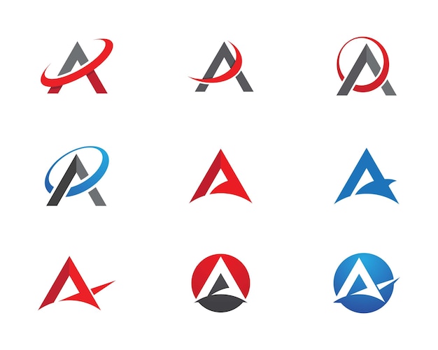 Un modello di logo per lettere