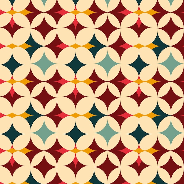 Un modello di tessuto senza cuciture con un design unico