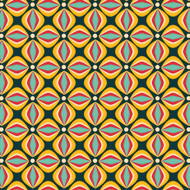 Un modello di tessuto senza cuciture con un design unico