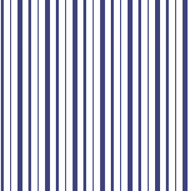 Un modello ripetitivo di strisce verticali in blu marino e bianco