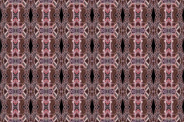 Un modello senza cuciture geometrico tribale geometrico batik ikataztec styleethnic boho seamless pattern