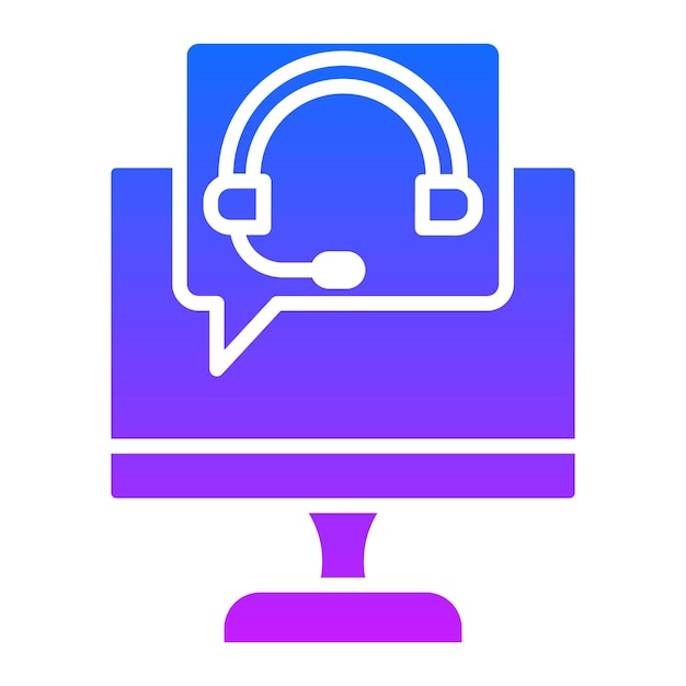 un monitor di computer con un microfono e un microfono su di esso