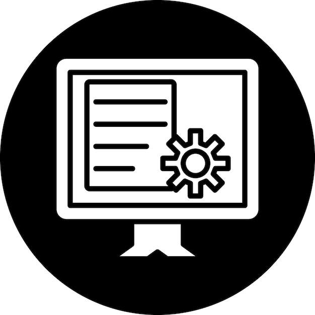 un monitor di computer con una stella in cima
