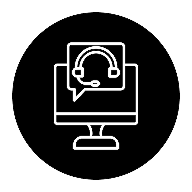 un monitor per computer con cuffie e cuffie