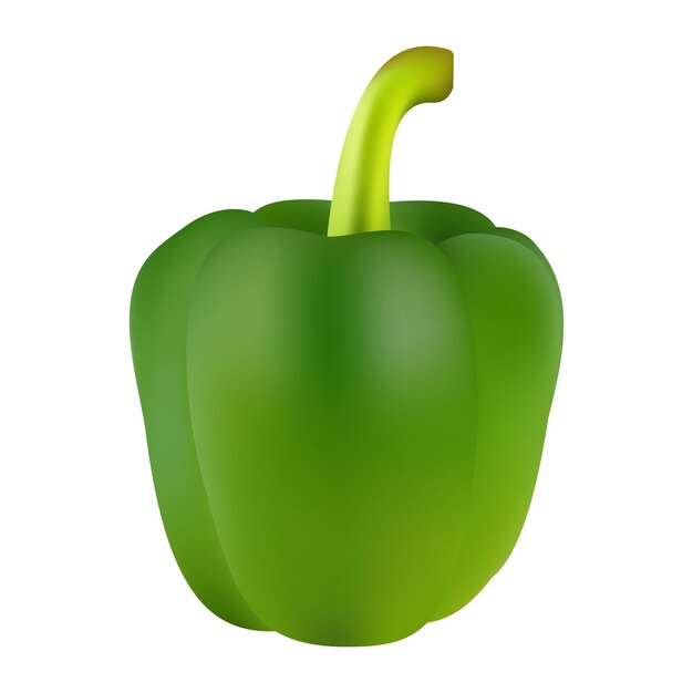 un pepe verde con un gambo verde