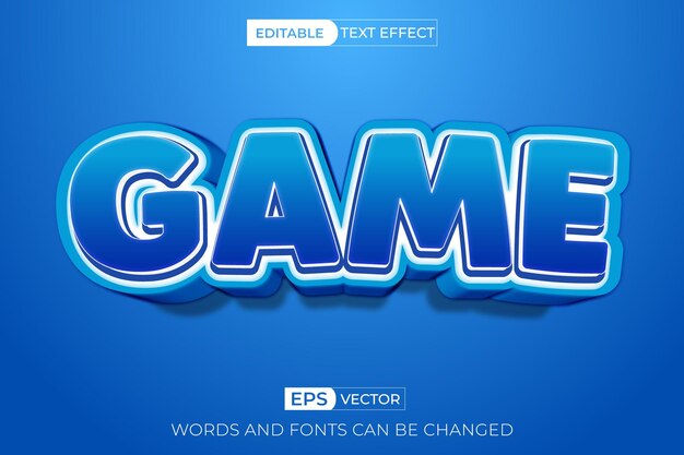 un poster blu con le parole gioco su di esso
