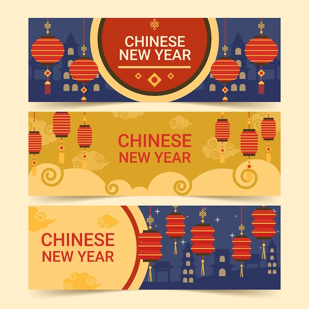 un poster per il Capodanno cinese con caratteri cinesi