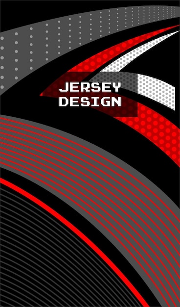 Un poster per il design del jersey della compagnia jersey design.