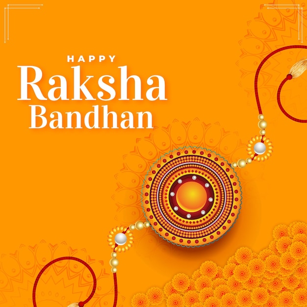 Un poster per la celebrazione di Raksha Bandhan