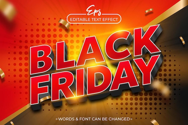 un poster per la vendita del Black Friday con le parole Black Friday sale su di esso