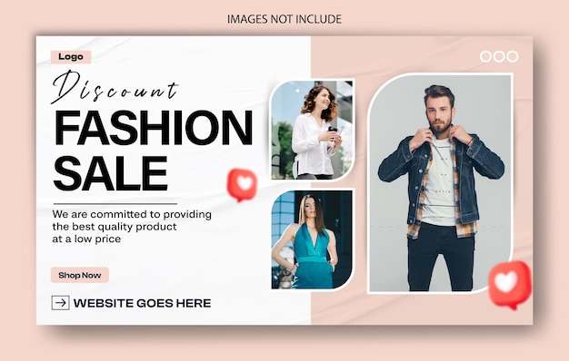 un poster per un evento di moda chiamato modello di moda