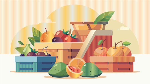 un poster per un negozio di frutta e verdura
