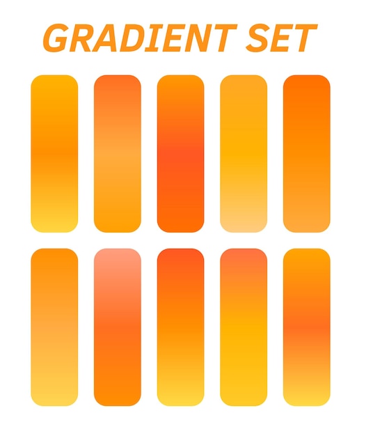 un poster per un set di prodotti di quadrati di diversi colori