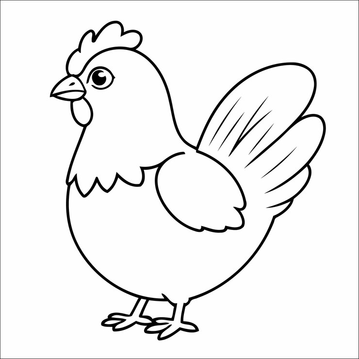 Vettore un semplice libro da colorare per bambini