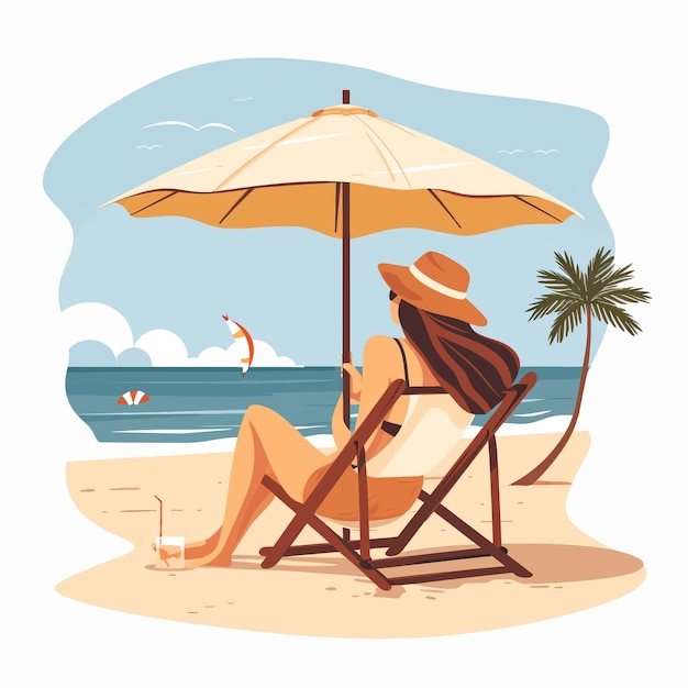 un uomo si siede su una sedia da spiaggia a leggere un libro