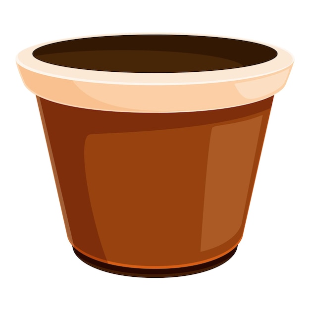 Un vaso di fiori vuoto su uno sfondo bianco
