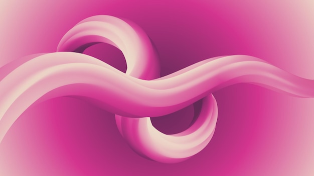 Un vortice rosa e bianco con la parola infinito al centro.