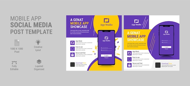 una brochura per un programma chiamato app app app