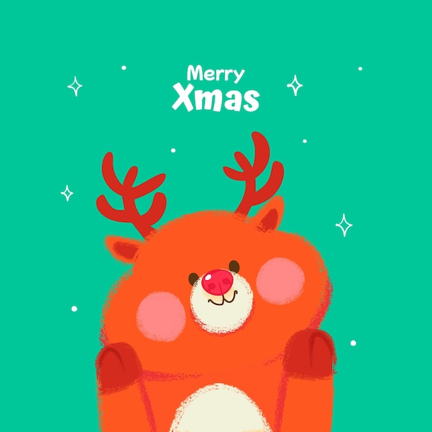 Una carina illustrazione di Natale