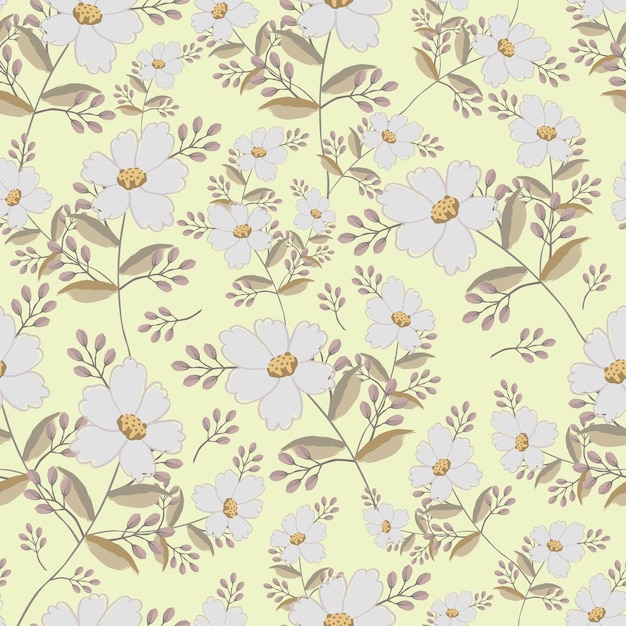 una carta da parati floreale con un disegno floreale e la parola primavera