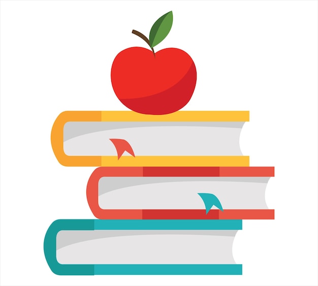 Una colorata collezione di libri e materiali didattici