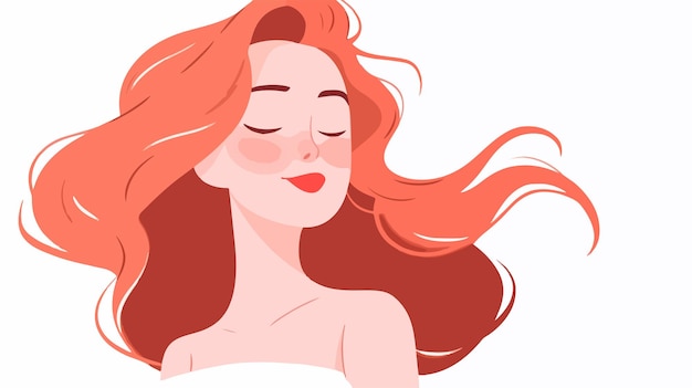 una donna con i capelli rossi e un capelli rossi