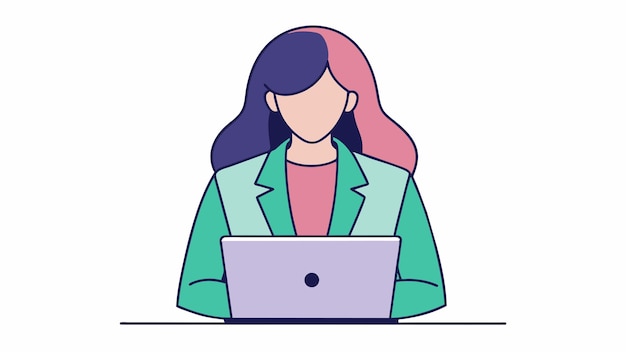 una donna con un portatile e una donna con una camicia colorata
