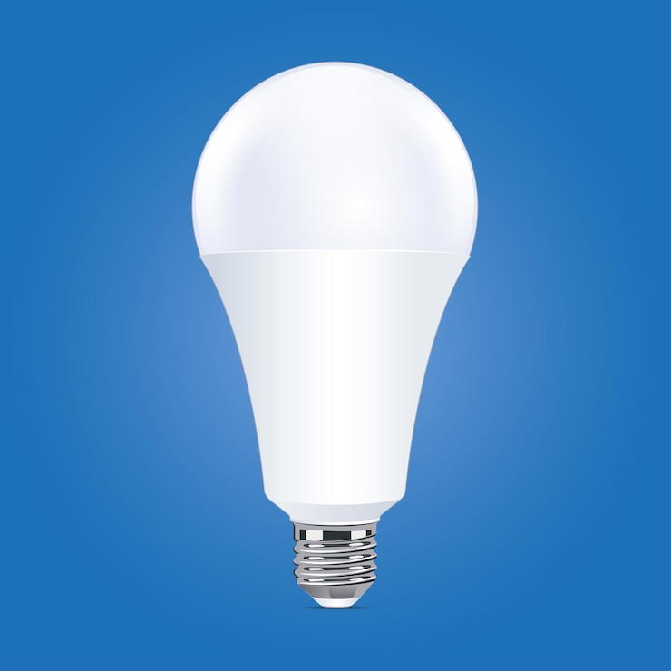 Vettore una lampadina led