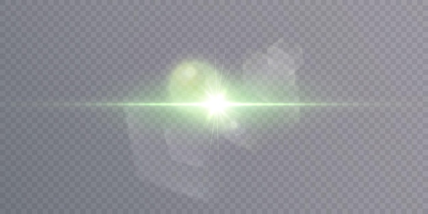 una luce luminosa nel cielo