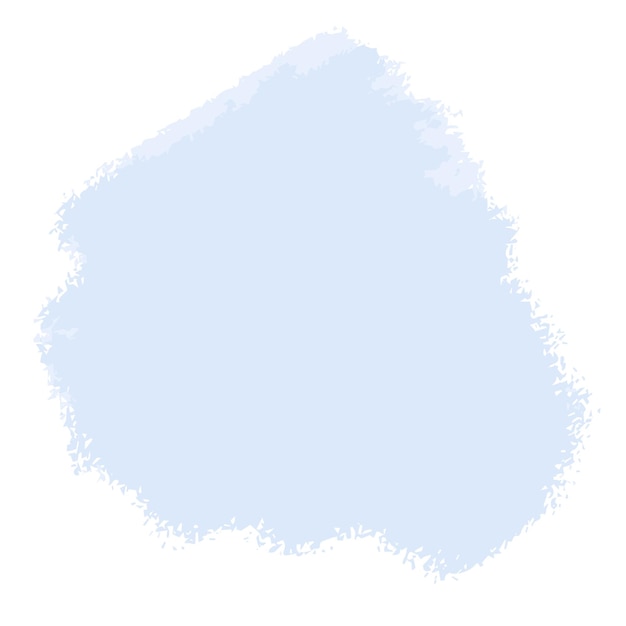 Una macchia blu di vernice senza sfondo Vector brushstroke